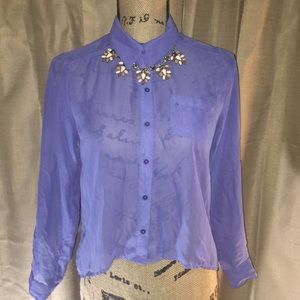 Sheer Button Down